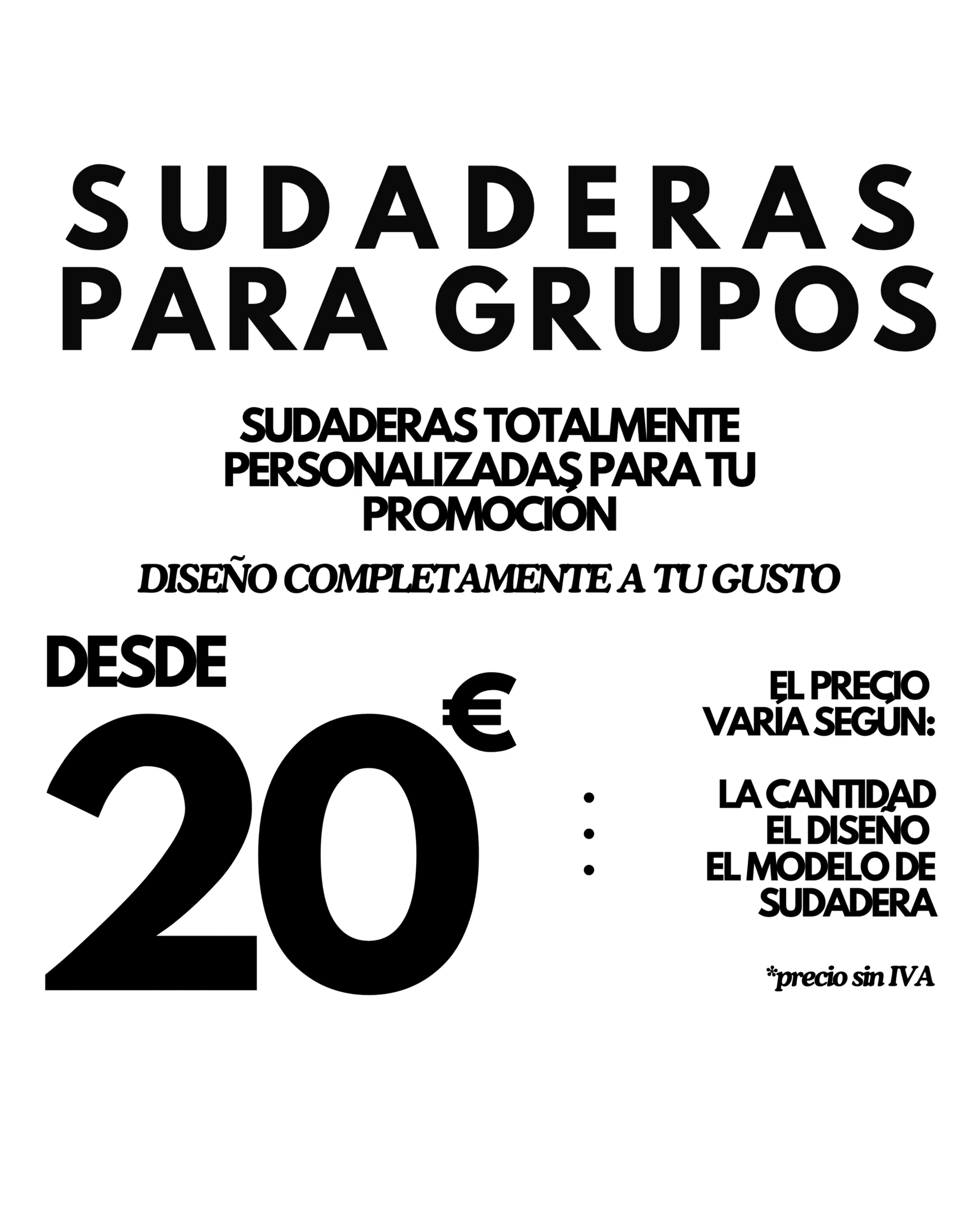 SUDADERAS PARA GRUPOS - 2